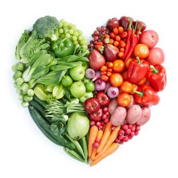 fruit and vegetable heart